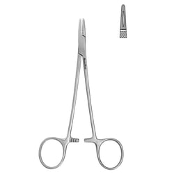 Med Vet International&nbsp;Miltex Meisterhand Crile-Wood Needle Holder, Serrated Jaws, 5.87in, German, Mh8-50