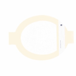 Med Vet International Transparent Film Dressing 3M Tegaderm Hp 4 X 4-1/2 inch Frame Style DelIVery Oval Sterile, 9546Hp, 200/Case