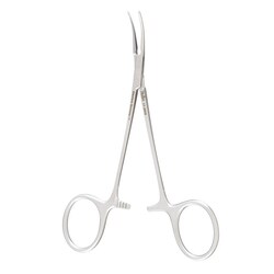 Med Vet International&nbsp;Miltex Jacobson Mosquito Micro Forceps, 4.75in, Curved, Extra Delicate, German, 17-2602