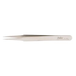 Med Vet International&nbsp;Miltex Jeweler-Style Forceps, 4.75in Non-Magnetic Stainless Steel, Style 2, Fine Jaw, 17-302