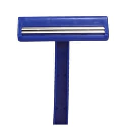Med Vet International&nbsp;Twin Blade Facial Razors, 50/Box