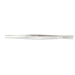Med Vet International&nbsp;Miltex Cushing Dressing Forceps, 6.75in, Serrated, Scraper End, German, 6-188