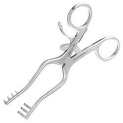 Med Vet International Miltex Vantage Weitlaner Retractor, 5.5in., With 3X4 Sharp Teeth