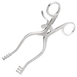 Med Vet International Miltex Vantage Weitlaner Retractor, 6.5in, With 3X4 Blunt Teeth