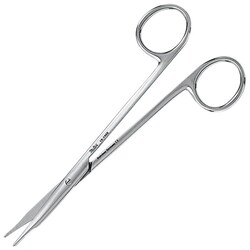 Med Vet International&nbsp;Miltex Curved Stevens Tenotomy Scissors, Blunt/Blunt, German, 6in, 18-1456