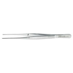 Med Vet International&nbsp;Miltex Semken Tissue Forceps, 5in, 2 X 3 Teeth, German, 6-108