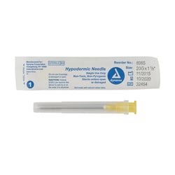 Med Vet International Dynarex Hypodermic Needle, Non-Safety, 20g, 1 1/2