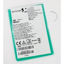 Med Vet International&nbsp;Miltex Regular Surgeon'S Needles, 1/2 Circle, Cut Edge, #17, 12/Pack, Ms192-17
