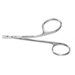 Med Vet International&nbsp;Miltex Foster Needle Holder & Scissors, Straight Smooth, German, 4.25in, Pm-0438
