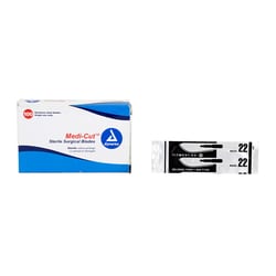 Med Vet International Dynarex Medicut Blades, #22, 100/Box, Quantity: Pack