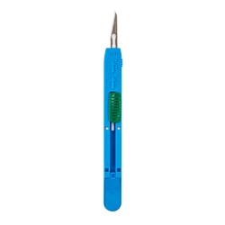 Med Vet International Dynarex Medicut Safety Scalpels, Sterile, #11, 10/Box
