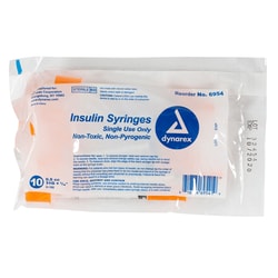 Med Vet International&nbsp;Dynarex insulin Syringe, 31g, 5/16