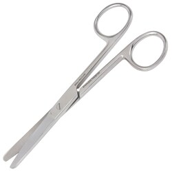 Med Vet International&nbsp;Miltex Vantage Operating Scissors, 7.5in., Straight With Blunt/Blunt Tip