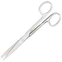 Med Vet International&nbsp;Miltex Vantage Operating Scissors, 6.5in., Straight With Sharp/Blunt Tip