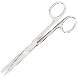 Med Vet International&nbsp;Miltex Vantage Operating Scissors, 7.5in., Straight With Sharp/Blunt Tip