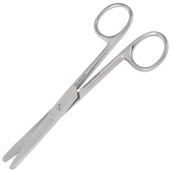 Med Vet International&nbsp;Miltex Vantage Operating Scissors, 4.5in., Straight With Blunt/Blunt Tip