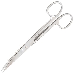 Med Vet International Miltex Vantage Operating Scissors, 6.5in., Curved With Sharp/Sharp Tip