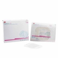 Med Vet International IV Dressing 3M Tegaderm Film 4-3/4 X 4-3/4 inch Sterile, 1668, 25/Box