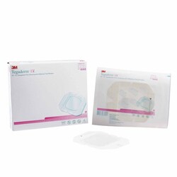 Med Vet International IV Dressing 3M Tegaderm Film 4-3/4 X 4-3/4 inch Sterile, 1668, 100/Case