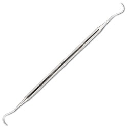 Med Vet International Miltex Dental Scaler, H6/7, Double-Ended, Octagonal Handle
