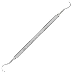 Med Vet International Miltex Dental Scaler, U15/30, Double-Ended, Octagonal Handle