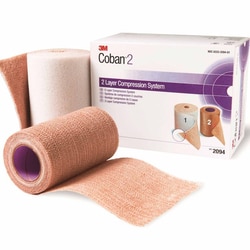 Med Vet International 3M Coban 2 Layer Compression Bandage System, 2-9/10