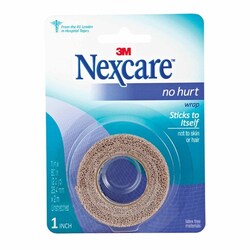Med Vet International Cohesive Bandage Nexcare No Hurt 1 X 80 inch Self-Adherent Closure Tan Nonsterile Standard Compression, Nht-1, Each