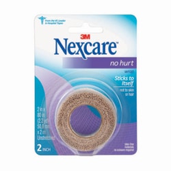 Med Vet International&nbsp;Cohesive Bandage Nexcare No Hurt 2 X 80 inch Self-Adherent Closure Tan Nonsterile Standard Compression, Nht-2, Each
