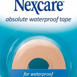 Med Vet International&nbsp;Waterproof Medical Tape Nexcare Absolute Tan 1 inch X 5 Yard Foam Nonsterile, 731, Each