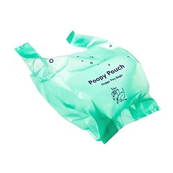 Med Vet International&nbsp;Poopy Pouch Tie-Handle Replacement Waste Bags, 5