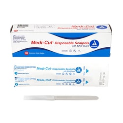 Med Vet International Dynarex Medicut Scalpels Disposable Sterile, #21, 10/Box
