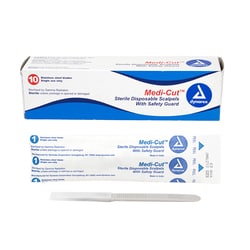 Med Vet International Dynarex Medicut Scalpels Disposable Sterile, #23, 10/Box