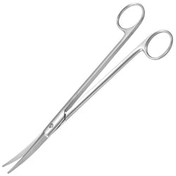 Med Vet International&nbsp;Miltex Rees Rhytidectomy Scissors, Curved, Serrated, German, 6.25in, Pm-6575