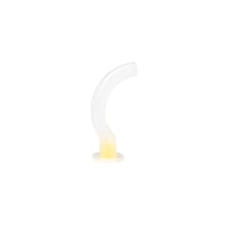 Med Vet International Dynarex Disposable Guedel Airway, 90 mm, Adult Medium, Yellow, 10/Box