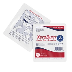 Med Vet International Dynarex Xeroburn Burn Dressing, Sterile, 4