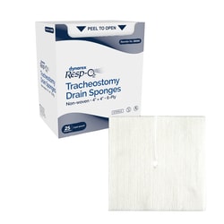 Med Vet International Dynarex Sterile Tracheostomy Drain Sponges, Non-Woven,