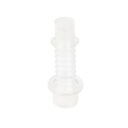 Med Vet International Dynarex Tracheostomy Flex Connector, Adult, 15 mm Od X 22 mm Od/ 15 mm Id, 50/Case