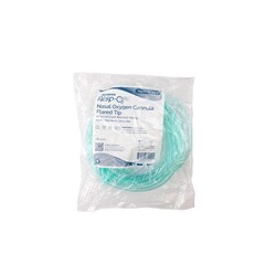 Med Vet International&nbsp;Dynarex Nasal Oxygen Cannula Flared Tip, 14' (4.3 M) Crush Resistant, Adult/Standard Connector, 50/Case