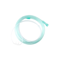 Med Vet International Dynarex Nasal Oxygen Cannula Cushion Tip, 7' (2.1 M) Crush Resistant, Pediatric/Standard Connector, 50/Case