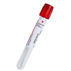 Med Vet International Bd Vacutainer Blood Collection Tube, 6mL, Red, 100/Packg