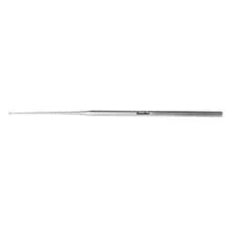 Med Vet International Miltex Buck Ear Curette, 6-1/2in, Angled, Blunt, Size 00, Mh19-290
