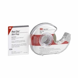 Med Vet International Electrode Skin Prep Abrader Tape Red Dot Tape Dispenser Nonsterile, 2236, 36/Case