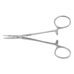 Med Vet International&nbsp;Miltex Meisterhand Olsen-Hegar Needle Holder, Serrated, Suture, 4.75in, German, Mh8-14