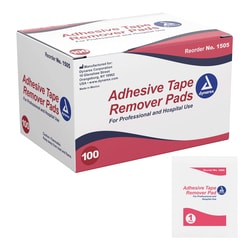 Med Vet International Dynarex Adhesive Tape Remover Pad, 1000/Case