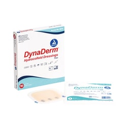 Med Vet International Dynarex Dynaderm - Hydrocolloid Dressing - Thin, 4