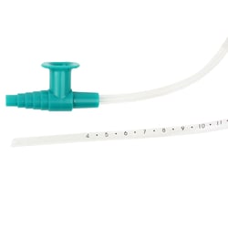 Med Vet International Dynarex Single Suction Catheter, Graduated w/Control Valve, 14 Fr, Adult, 50/Case