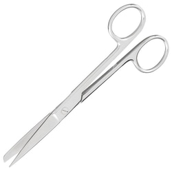 Med Vet International&nbsp;Miltex Operating Scissors, Straight, Sharp/Blunt, 12 Pack, Eg5-16