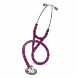 Med Vet International Cardiology Stethoscope 3M Littmann Master Cardiology Purple 1-Tube 27 inch Tube Single Sided Chestpiece, 2167, Each