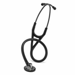 Med Vet International Cardiology Stethoscope 3M Littmann Master Cardiology Black 1-Tube 27 inch Tube Single Sided Chestpiece, 2176, Each