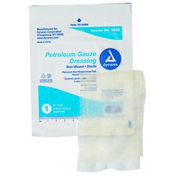 Med Vet International Dynarex Petroleum Gauze Dressing, 3" X 9", 200/Case,